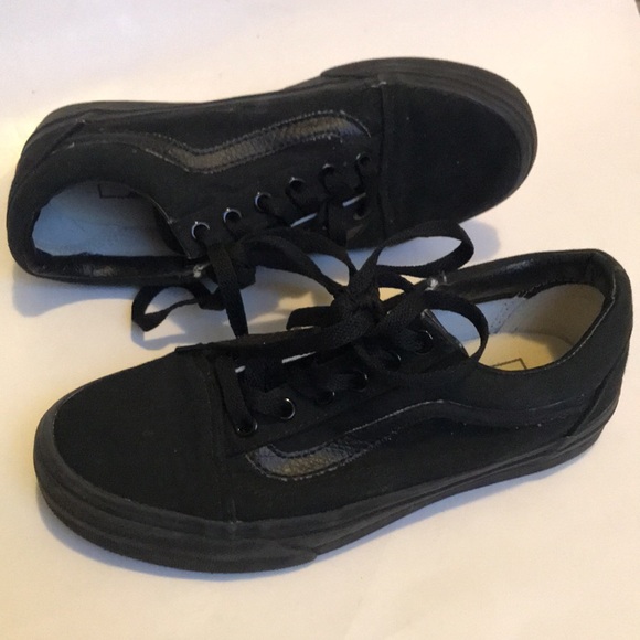 Vans old skool off the wall shoes black womens 6.5 men’s 5 - Picture 8 of 9